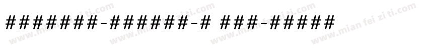 MSungGB-Medium-U Med字体转换